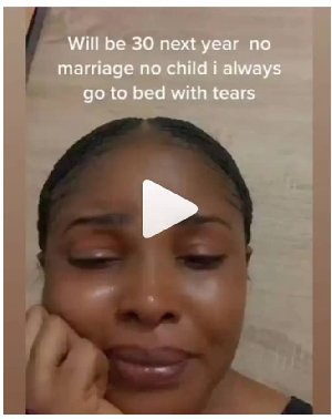“I Will Be 30 Next Year, No Marriage, No Child; I Always Go to Bed in Tears” Lady Laments In [Video] 