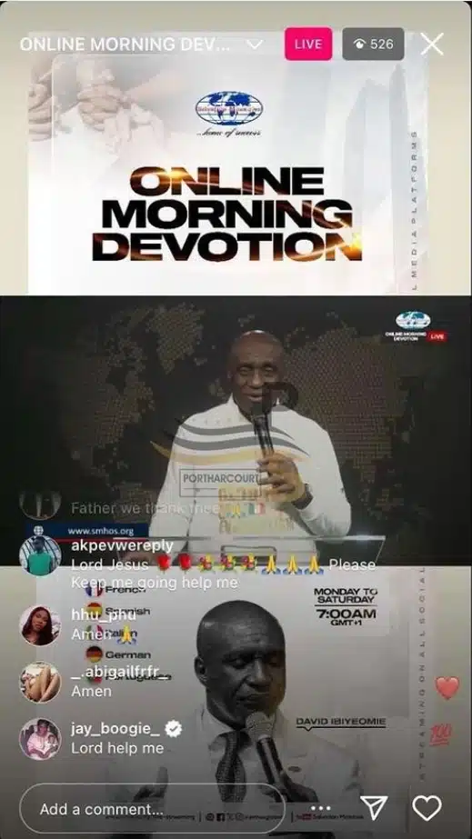“Finally God don arrest am” – Jay Boogie joins Salvation Ministries online morning devotion after crying out over botched surgery