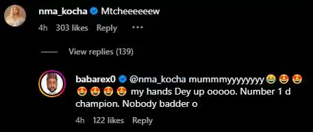 “Mtcheeeeeew” – Rex Nosa’s wife reacts as husband gets cozy with heavily-endowed ladies in new video 